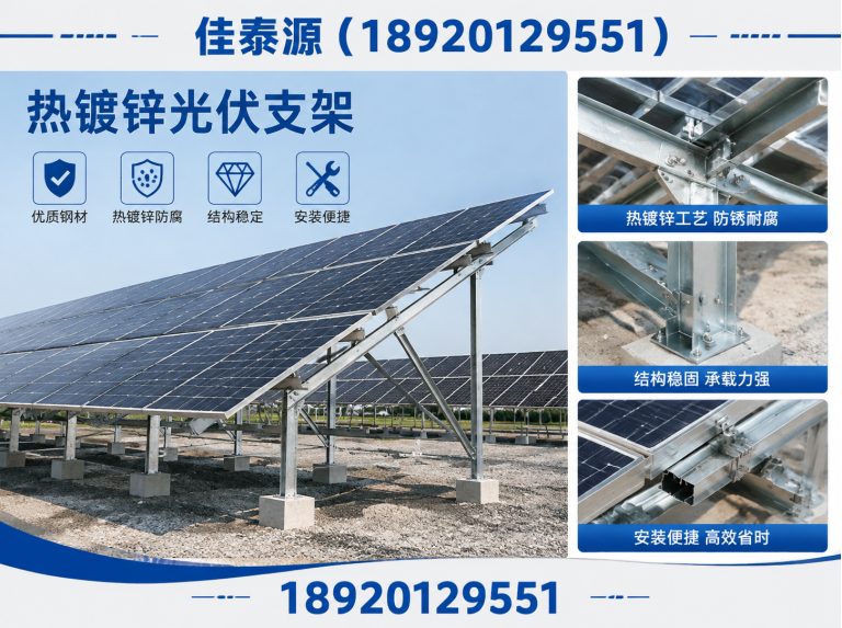 东丽区锌铝镁光伏支架展示图